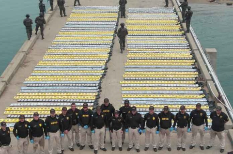 FFAA cuantifican decomisos de droga por más de 7 mil millones de lempiras