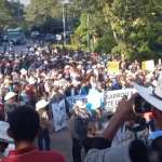 Toma de Carretera CA-4 en Santa Rosa de Copán
