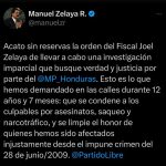 Investigación del MP a mencionados en juicio contra JOH
