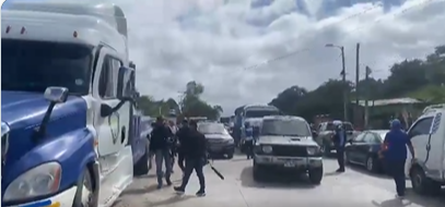 Protesta de transporte