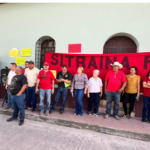 Protesta en el INA