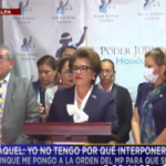 Declaraciones de Rebeca Ráquel Obando