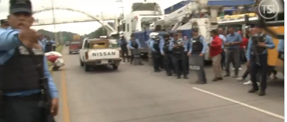 Protesta de transporte