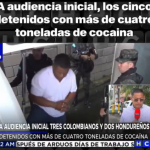 Audiencia inicial para tres ciudadanos colombianos y dos hondureños