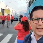 Protesta empleados SANAA