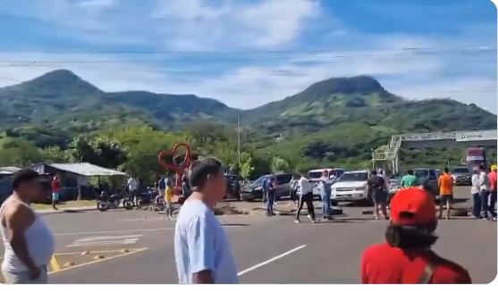 Protesta pobladores