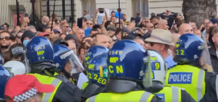 Protestas en Inglaterra