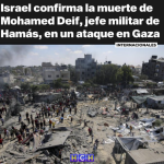 Conflicto entre bélico Israel y Palestina