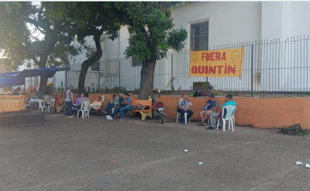 Continua la toma en la Alcaldía Municipal de Choluteca