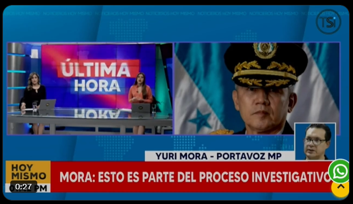 Fiscales toman declaraciones del jefe del Estado Mayor Conjunto (EMC)