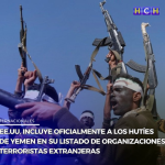 El Departamento de Estado de Estados Unidos ha designado oficialmente a los rebeldes hutíes de Yemen como organización terrorista extranjera
