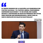 El consejero del Consejo Nacional Electoral (CNE), Marlon Ochoa