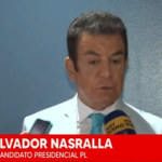 Salvador Nasralla, candidato presidencial del PL, sobre alianza