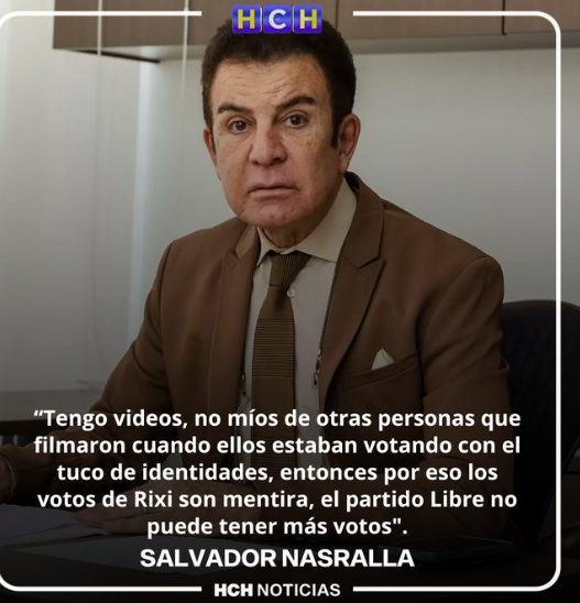 Declaraciones de Salvador Nasralla