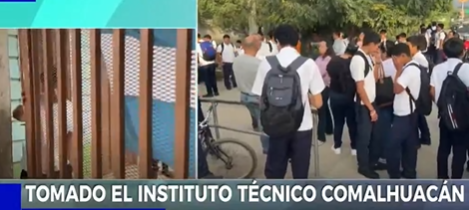 Toma en Instituto Técnico Comalhuacán de Comayagua